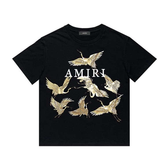 AMIRI Shirts Amiri Red Crowned Crane Tee Poshmark